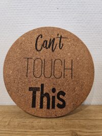 Alternative view of Onderzetter met  tekst